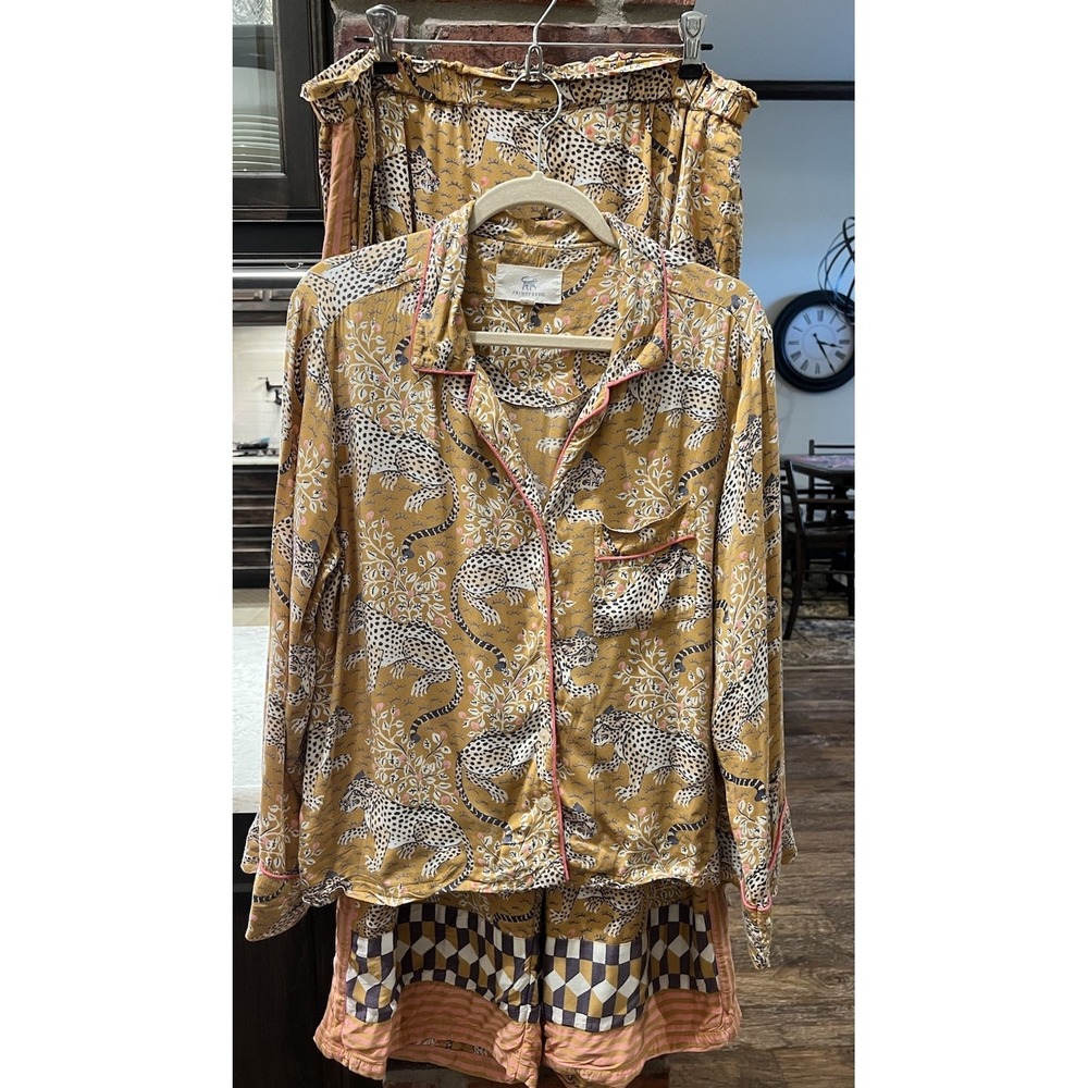 PRINTFRESH - Eco Satin Rittenhouse Set in Bagheera - Tobacco - Size M - Picture 4 of 16